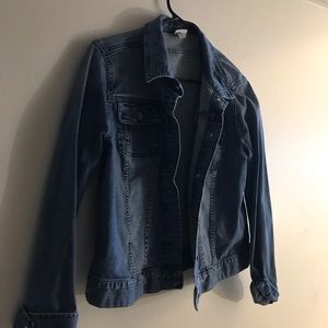Medium wash denim jacket